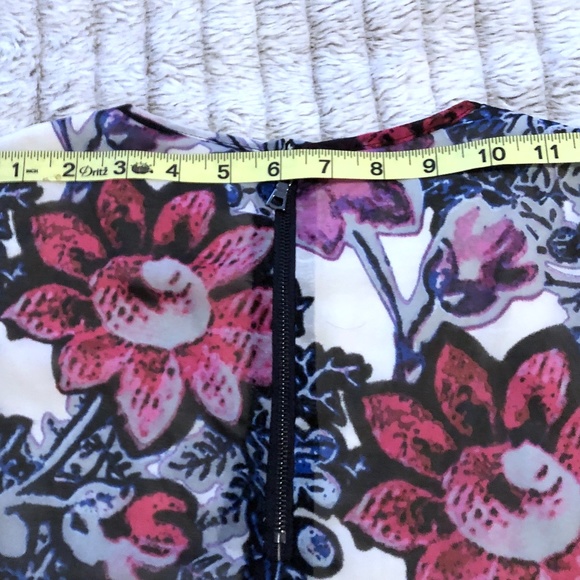 Taylor Sleeveless Floral Chiffon Shift Dress - NWT - Picture 10 of 12